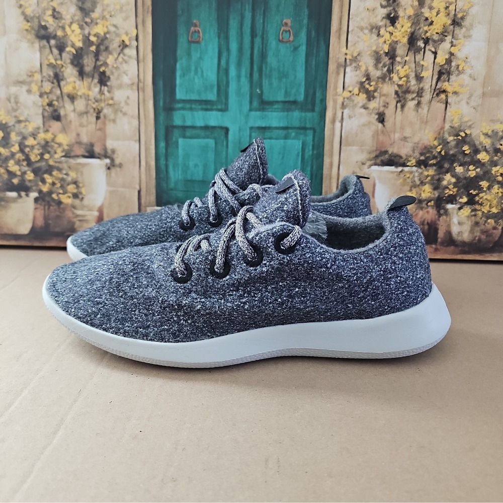 Allbirds Tree Runners Heathered Grey Comfort Walking Shoes Mens Gray Size 12